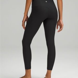 Lululemon Athletica align Black ribbed Leggings 25”